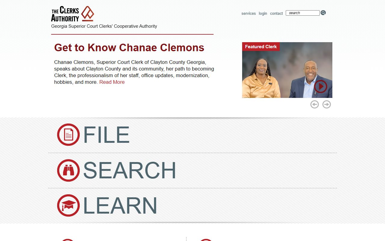 Clay County court records statewide GSCCCA access page