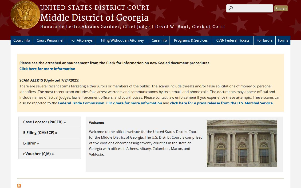Clay County Superior Court records federal district court distinction