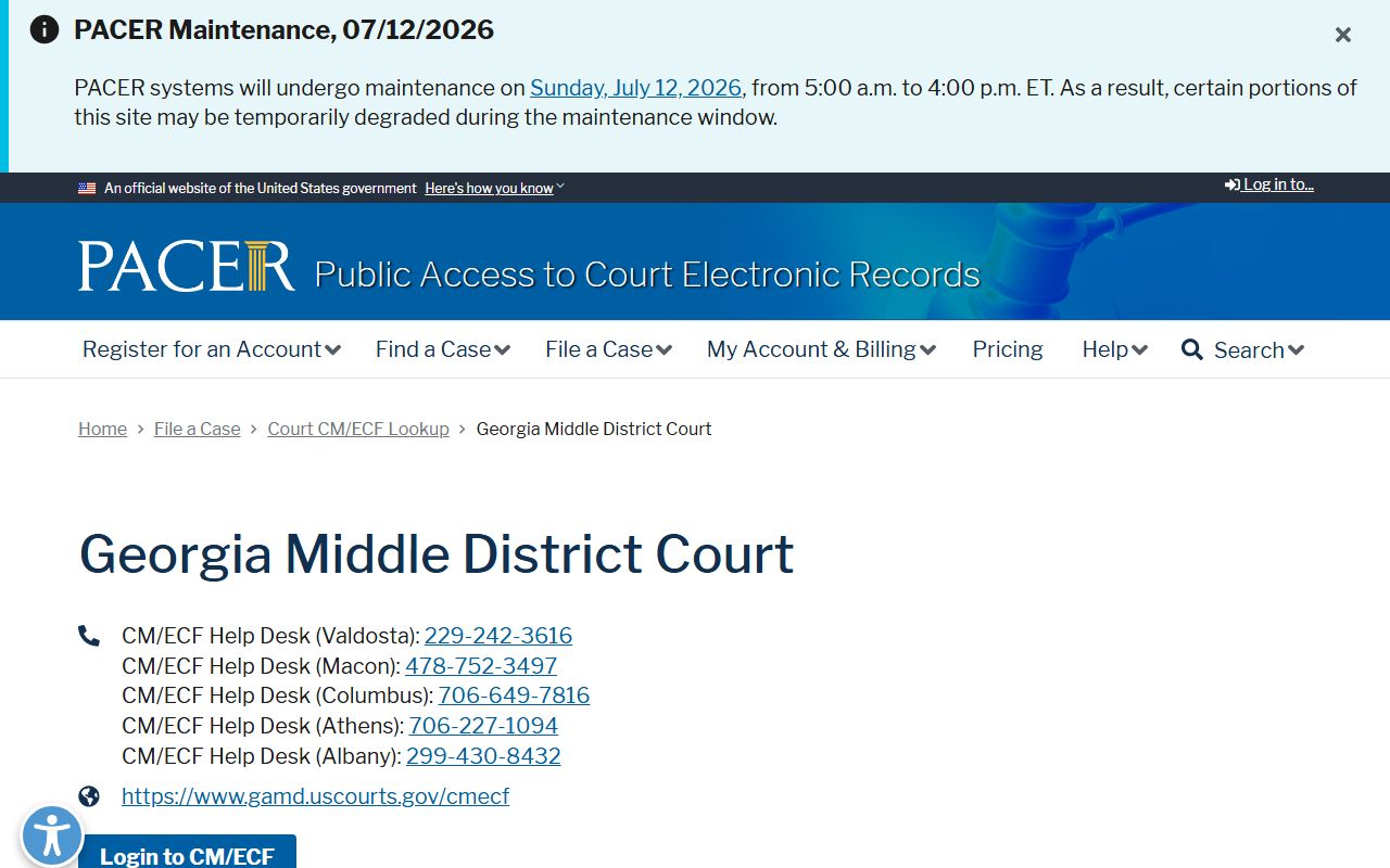 Clay County Superior Court records PACER federal lookup