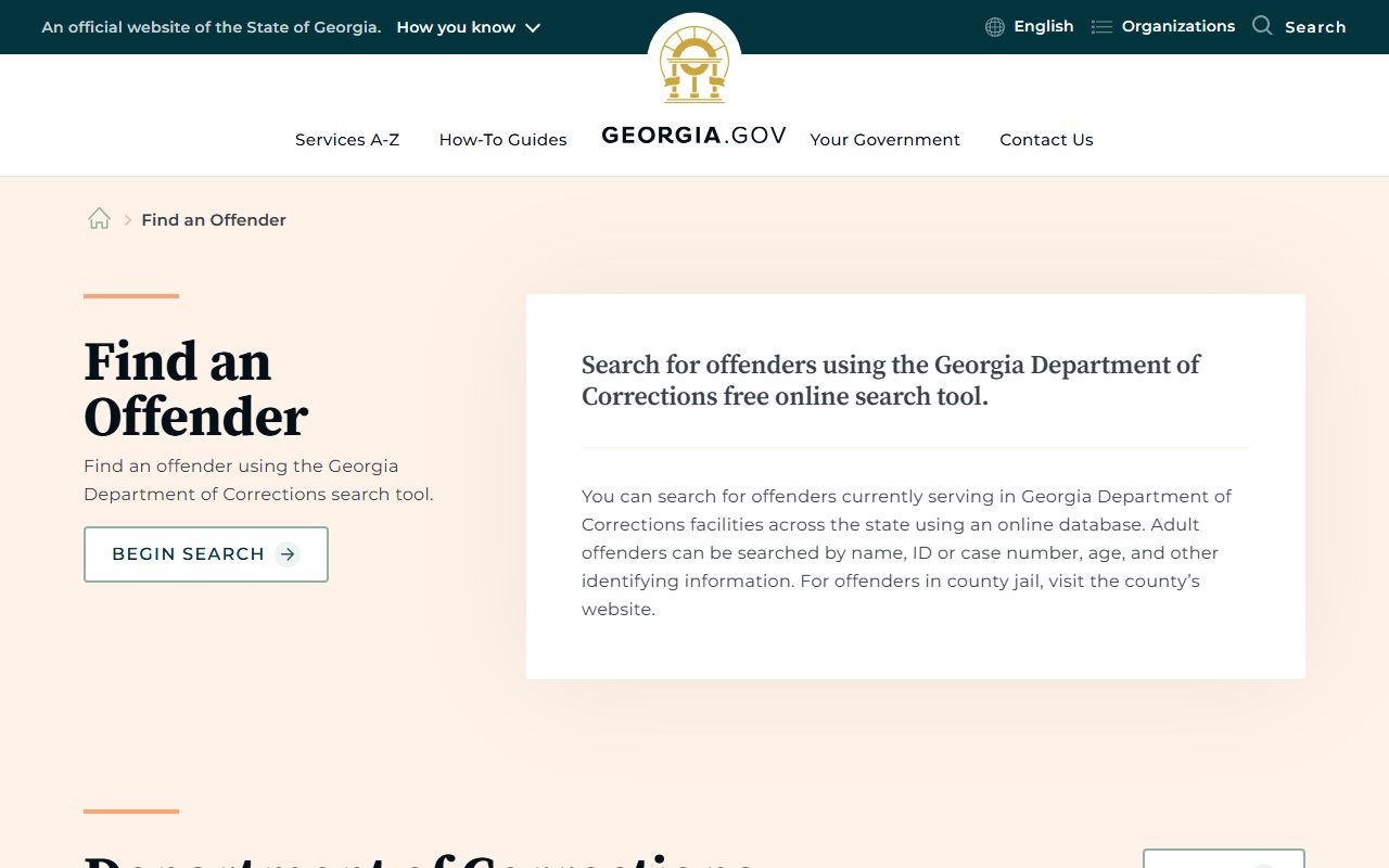 Clay County inmate records Georgia.gov find offender