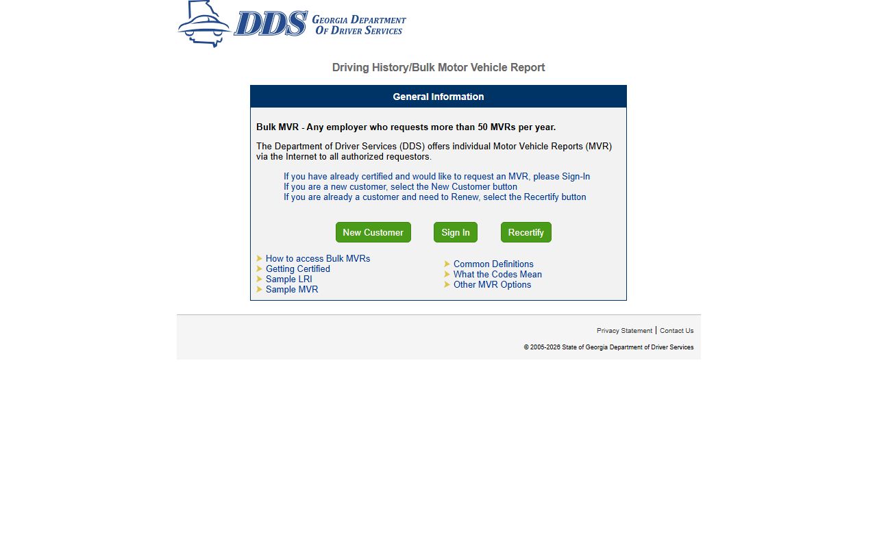 Clay County traffic court records DDS online MVR portal